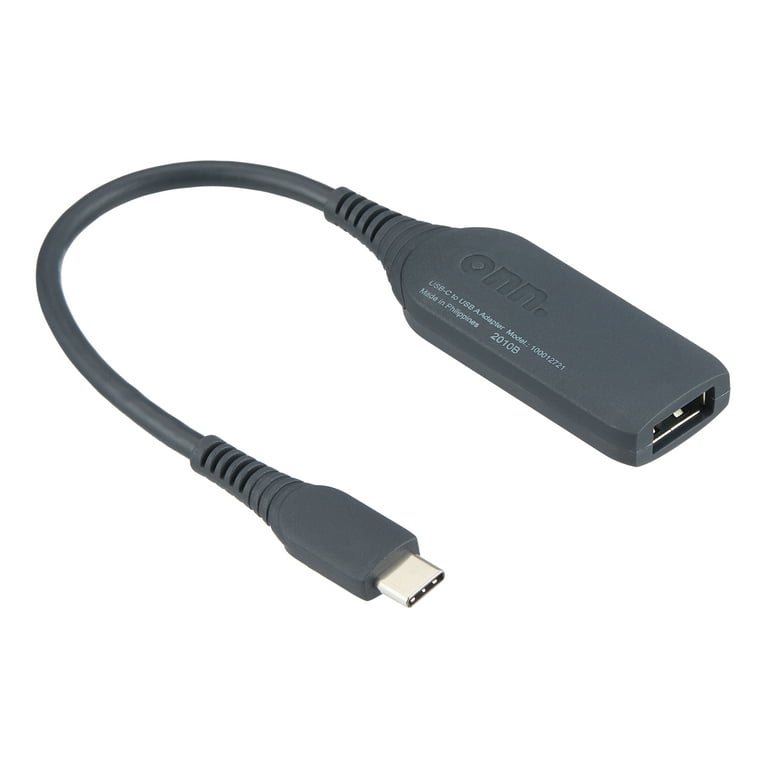onn. USB-C to USB Female Adapter, 4 Cable, Compliant with USB 3.1 Gen 1  and Supports Data Transfer up To 5 Gbps 