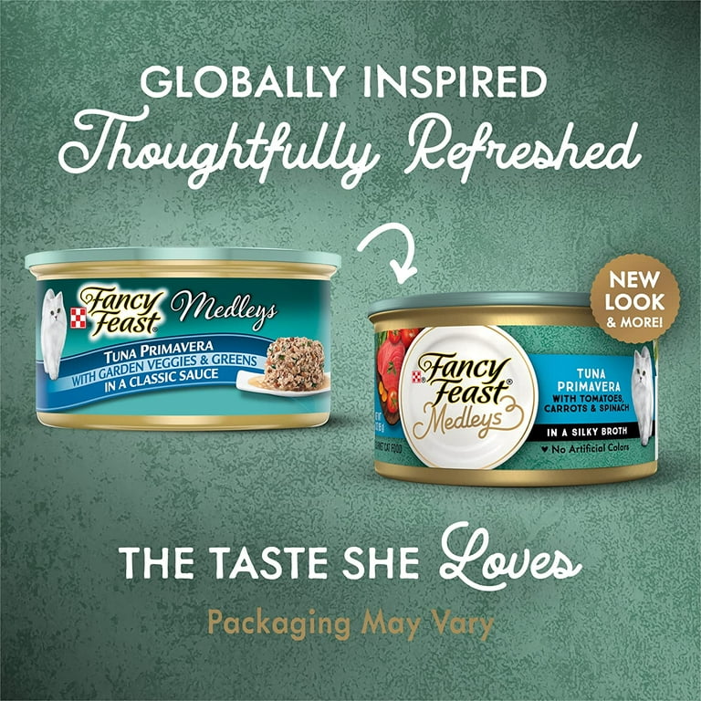 Fancy feast tuna clearance primavera