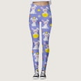 thumbnail image 2 of Shadoumai Easter Leggings for Women High Waist Work Out Yoga Pants Tight Mid Length Seamless Legging Lift XS-3X Sports Wear, 2 of 4