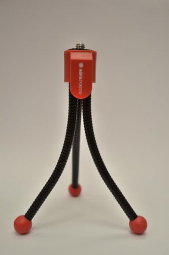 Red Agfa Photo 5 Inch Flexible Mini Tripod