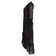 thumbnail image 2 of Ba&Sh Selena Zebra Print Maxi Wrap Dress in Brown Viscose, 2 of 2