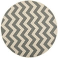 thumbnail image 6 of Safavieh Courtyard Bailey Chevron Indoor/Outdoor Runner Rug, 2'3" x 12', Grey/Beige, 6 of 11