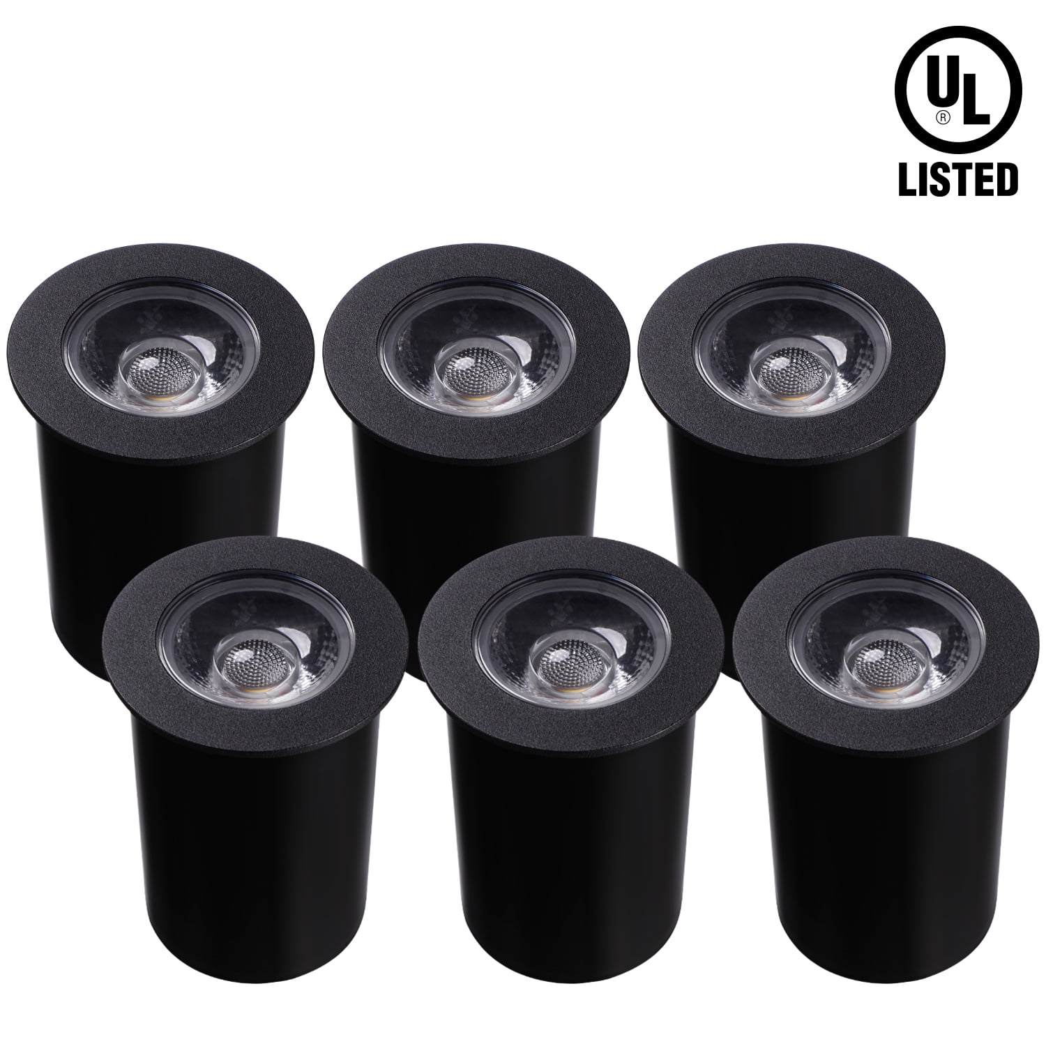 LEONLITE 3W LED Outdoor Well Light, IP67 Waterproof InGround Landscape