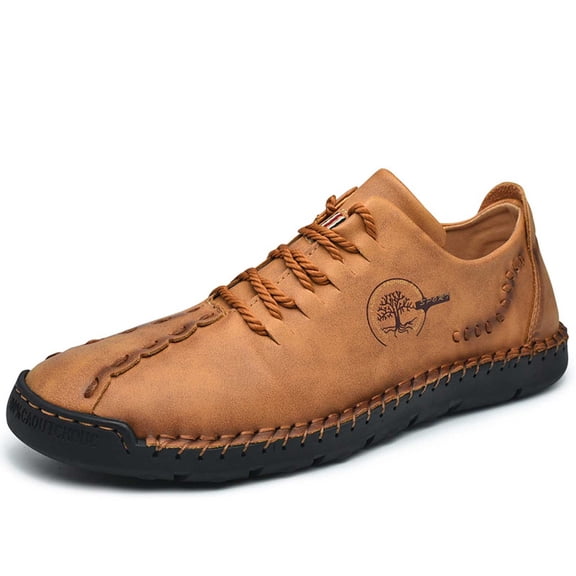Xiaoxatg Men's Casual Shoes Breathable Sneakers On Comfortable Walking Footwear Ideal for Daily Activities and Outdoor Adventures 7 Brown