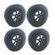thumbnail image 1 of 4 Piezas de Neumáticos de Goma para Coche RC para Vehículos de Orugas Axiales 1/10 negro Sunnimix Neumáticos de coche RC, 1 of 7