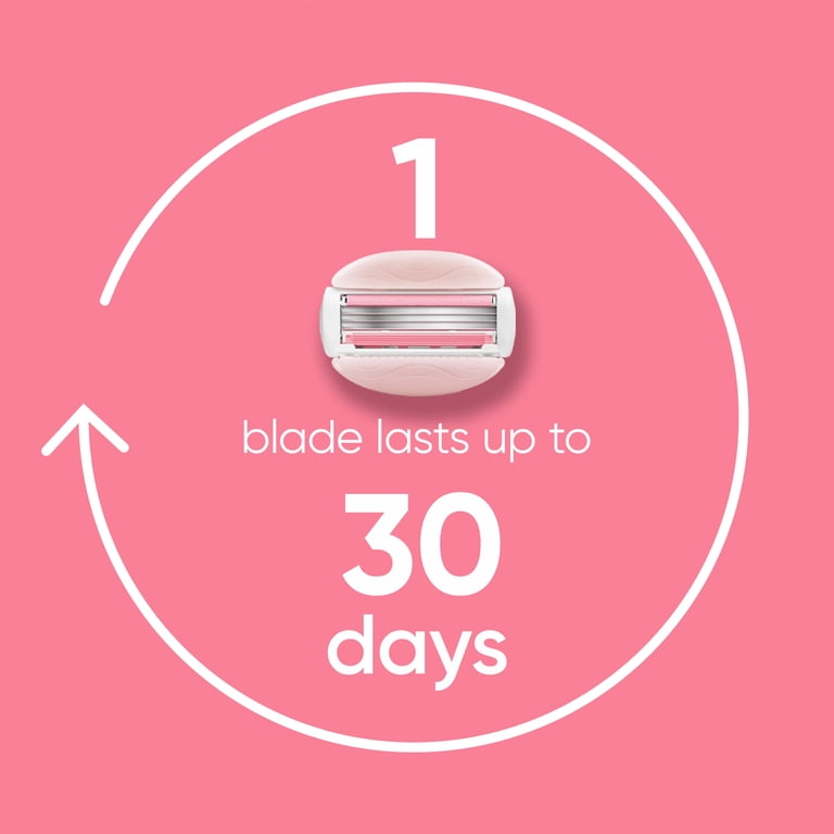 Venus Summer Surf ComfortGlide3 Blade Refills, 4 Count - Walmart.com