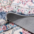 thumbnail image 6 of SAFAVIEH Martha Stewart Candyce Aztec Machine Washable Area Rug, Navy/Beige, 5' x 7', 6 of 11