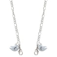 thumbnail image 1 of Silvertone Little Bird Initial - L - Silvertone Face Mask Necklace, 1 of 2