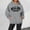 Dark Gray, variant on New Women's Letter Printed Round Neck Pullover Street Long Sleeve Pullover Hoodie Womens Pullover Sweatshirt Female Hoodies Sweatshirt Color Womens Snap Hoodies Women's Small Hooded Sweatshirt Zip