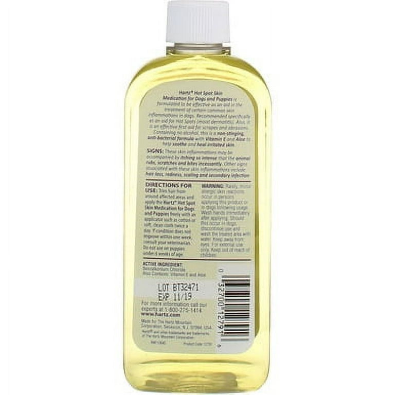 Hartz Hot Spot Relief with Medicated Treatment for Itch Dermatitis in Dogs and Puppies 4 fl oz Walmart