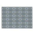 thumbnail image 1 of Orient Cutting Board, Retro Style Motifs Mosaic Ceramic Design Traditional Culture Print, Decorative Tempered Glass Cutting and Serving Board, Large Size, Grey White Blue, by Ambesonne, 1 of 1
