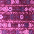 thumbnail image 1 of Ahgly Company Indoor Square Abstract Purple Modern Area Rugs, 5' Square, 1 of 4