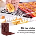 thumbnail image 2 of Molde Chocolate 26 Letras - Color Chocolate Xemadio 2033817, 2 of 8