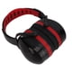 thumbnail image 5 of Protección auditiva Orejeras 24dB NRR Carcasa giratoria ajustable de 360 ​​​​° Negro Rojo Reducción de ruido para viajes, 5 of 10