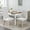 Beige, variant on Set of 2 Modern Dining Chairs, Tufted Linen Upholstered Side Chairs with Solid Wood Legs and Nailhead Trim, Beige Accent Chairs for Kitchen and Dining Room