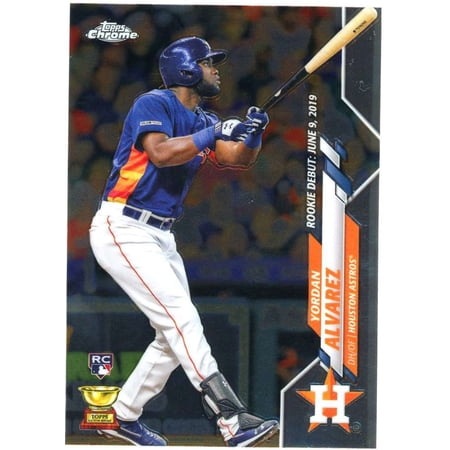 MLB 2020 Topps Chrome Yordan Alvarez Trading Card U-53 (Rookie Debut)