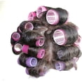 thumbnail image 4 of Rulos para el cabello grandes de 48 mm, autoagarre, rizadores de peluquería para salón, grandes, (rojo rosa), paquete de 12/24, 4 of 5