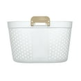 thumbnail image 3 of Mainstays Oval Flex Decorative Basket, White, Adult, 3 of 5