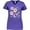 Purple, variant on Inktastic Day of the Dead Owl Sugar Skulls and Guitar Women's V-Neck T-Shirt