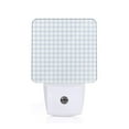 thumbnail image 1 of Fotbe Blue Checkboard Luz Nocturna LED, Luz de Noche con Sensor de Luz Natural de Anochecer a Amanecer, Se Enchufa a la Pared, Blanco Cálido 0.5W-UK, 1 of 7