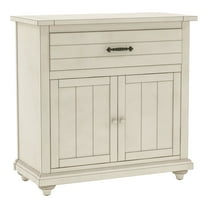 Furniture of America Bombas Wood 1-Drawer Hallway Cabinet in Antique White