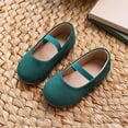 thumbnail image 7 of Toddler Girls Princess Flat Shoes, Non Slip Soft Comfort Sole Slip On Lightweight Dress Footwear for Everyday Use Green 2 Years, 7 of 7