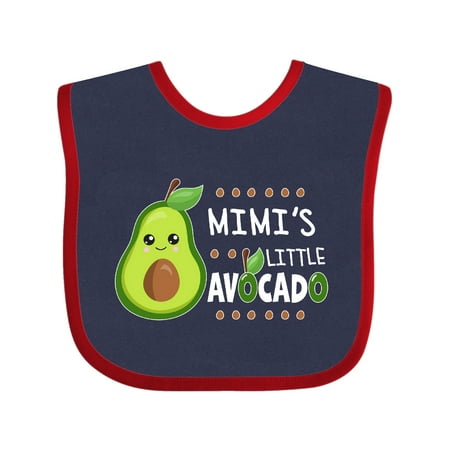 

Inktastic Mimi s Little Avocado with Cute Baby Avocado Gift Baby Boy or Baby Girl Bib