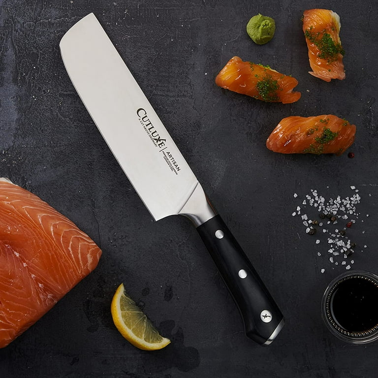 MAD SHARK Nakiri Vegetable Chef Knife 7 Inch, Razor Sharp Usuba Knife,  Multipurpose Chopping Knife with Precision and Beauty, for Home and Kitchen