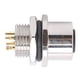 thumbnail image 5 of Conector a prueba de agua Panel roscado Zócalo de montaje frontal Accesorios de circuito eléctrico M12‑B‑S4, 5 of 8
