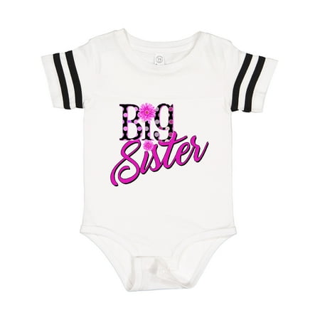 

Inktastic Big Sister with Polka Dots Gift Baby Girl Bodysuit