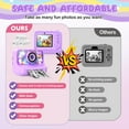 thumbnail image 3 of JoyStone Kids Camera Instant Print with Printing Paper and 32G Card, Gift for Girls and Boys Aged 3-12, Purple, 3 of 11