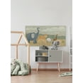 thumbnail image 4 of Marmont Hill Animals All in a Row I Canvas Wall Art, 4 of 7
