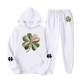 thumbnail image 2 of Wlynlyn Womens Sweatsuits St Patricks Day 2 Piece Outfits Lightweight Cute Printed Hoodies Sweatpants Tracksuits, 2 of 5