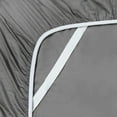 thumbnail image 3 of Sheetsnthings High Profile Fitted Sheet (22 Inches) Luxurious Cotton 608 Thread Count- Extra Deep Pocket (California King Size) Fitted Sheet Only, Solid White, 3 of 3