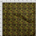 thumbnail image 4 of oneOone Cotton Flex Dark Mustard Fabric Abstract Craft Projects Decor Fabric Printed By The Yard 40 Inch Wide, 4 of 4