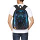 thumbnail image 4 of Disketp Cool Blue Light Wolf Mochila Minimalista de Gran Capacidad, Mochila de Viaje para Escuela, Trabajo o Uso Diario, 4 of 6
