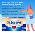 thumbnail image 4 of St. Joseph Aspirin Pain Reliever Low Dose (NSAID) 81mg, 365 Count, 4 of 10