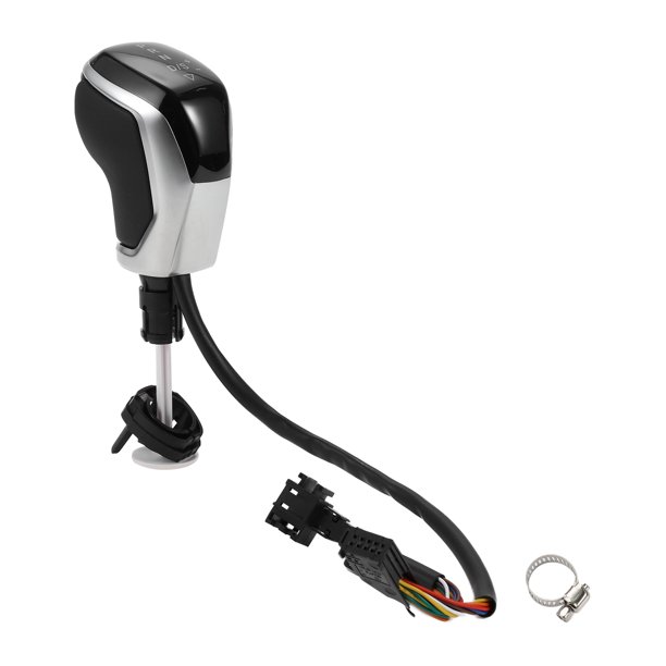 Perilla de cambio de marchas automática Unique Bargains para VW Golf MK7 MK7.5 2013-2019, plástico de cuero sintético negro