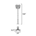thumbnail image 2 of Maxim Poles Three Light 100-Inch Outdoor Post Light - Black - 1105BK, 2 of 2