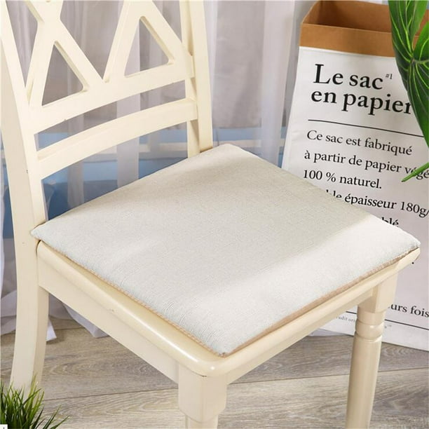 Non Slip Cotton Dining Chair Pads Multi-Colors Washable All Seasons 15