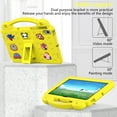 thumbnail image 3 of Dteck Case for Lenovo Tab M10 Plus 3rd Gen 10.6" TB-125F/128F (2022),Kids Friendly Shockproof EVA Case Kickstand Handle Protective Shell Cover,Yellow, 3 of 8
