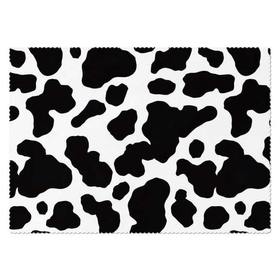 Rectangle Waterproof Cow Print Tablecloth Reusable Washable Weight Fabric Table Covers for Restaurant,Picnic,Indoor and Outdoor Dining 60 Inch X 84 Inch