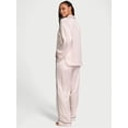 thumbnail image 3 of Conjunto de pijama Victoria's Secret Satin para mujer a rayas rosas, 3 of 4