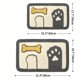 thumbnail image 4 of 1pc Cute Cat Paw Fish Non-Slip Bath Mat - Soft and Absorbent Premium Bath Rug for Bathroom Floor, Sink, Bathtub, and Shower Room, 4 of 4