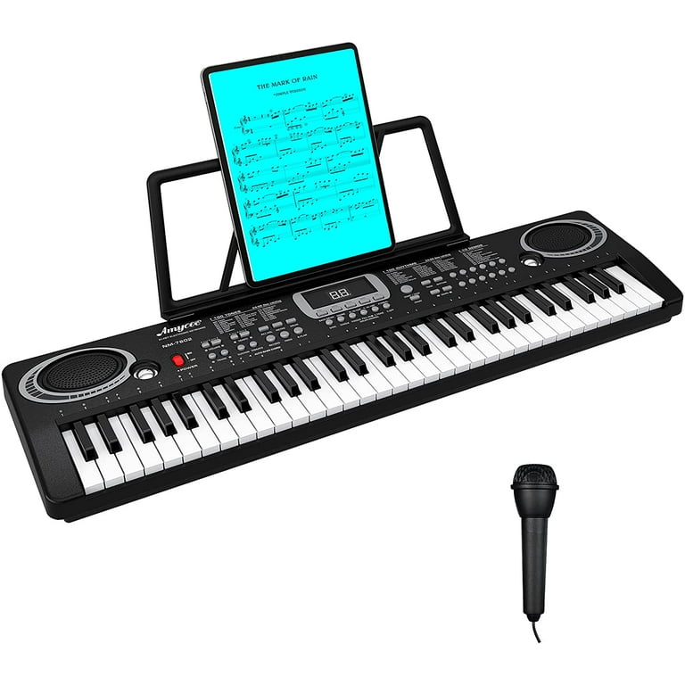 Coolmee 61 Key Electric Keyboard Piano Multi Function Portable