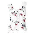 thumbnail image 4 of USSUMA Loose Fit Vest Tanks Summer Tops for Women 2022 Trendy Floral Print Cami Womens Tunic Tops Round Neck Basic Shirts Tees Sleeveless Dressy Blouses for Women, 4 of 6