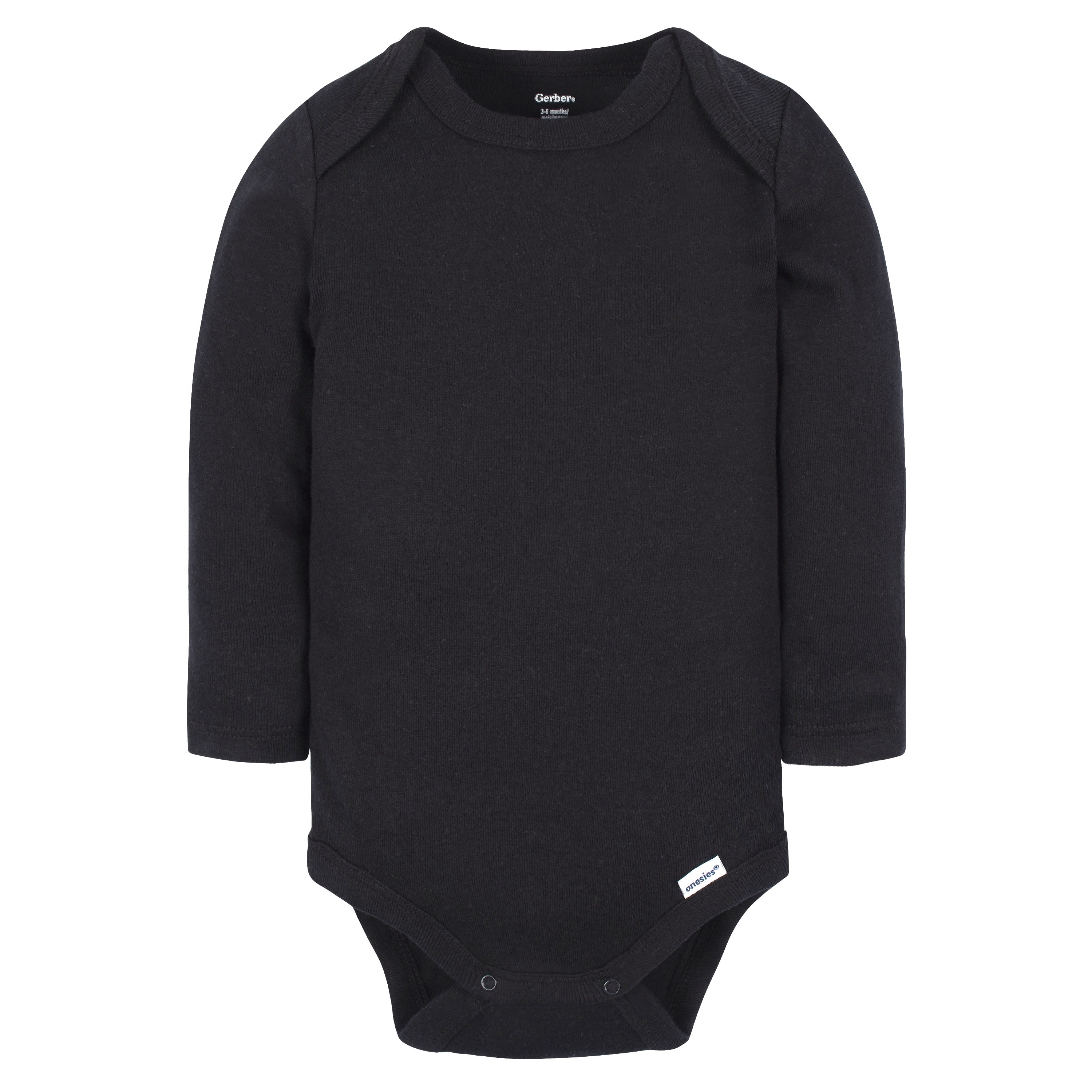 Gerber Baby Gender Neutral Long Sleeve Onesies Bodysuits, 6-Pack, Sizes Newborn - 12 Months