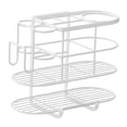 thumbnail image 3 of Soporte de almacenamiento de salón de hierro para secador de pelo, varitas rizadoras, alisadores de pelo, soporte para alisadores de pelo, salones de Blanco Colco Soporte para secador de pelo, 3 of 7