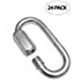 thumbnail image 2 of Yardware etcetera Quick Links 3/16 inch Zinc Plated 24 Pack - 620 Pound Working Load Limit- Chain Links, 2 of 10