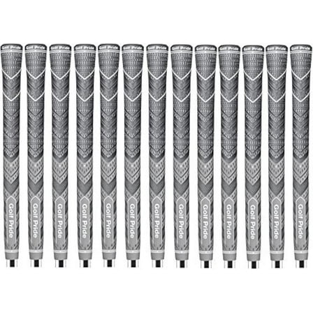 Set of 13 NEW Golf Pride MCC Plus4 Grips, Gray, Midsize